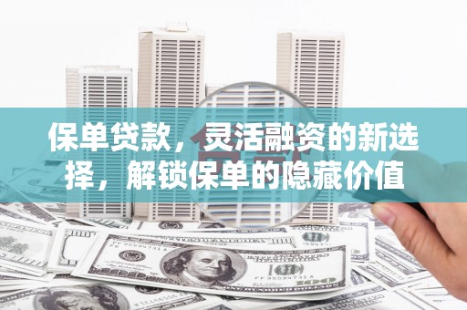 湟源保单贷款，灵活融资的新选择，解锁保单的隐藏价值