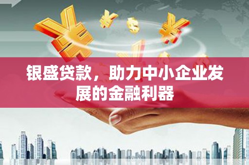湟源银盛贷款，助力中小企业发展的金融利器