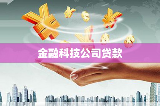 湟源金融科技公司贷款