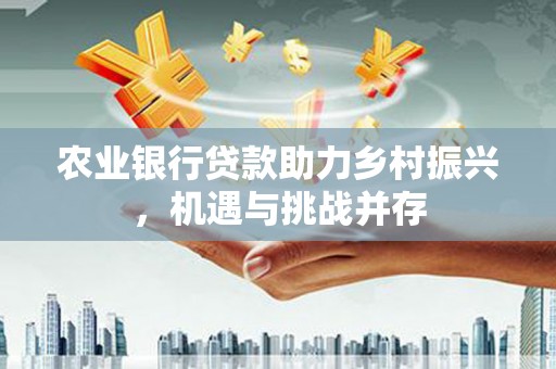 湟源农业银行贷款助力乡村振兴，机遇与挑战并存
