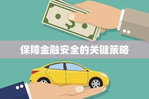 湟源保障金融安全的关键策略