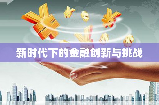 湟源新时代下的金融创新与挑战