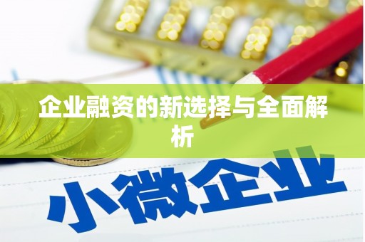 湟源企业融资的新选择与全面解析