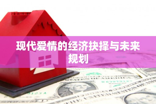 湟源现代爱情的经济抉择与未来规划
