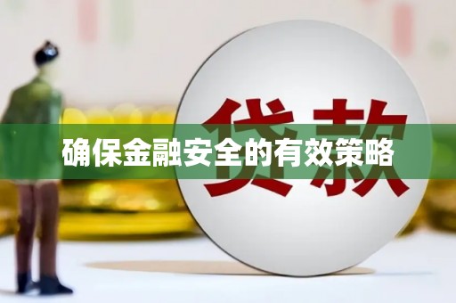 湟源确保金融安全的有效策略