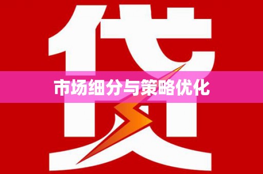 湟源市场细分与策略优化