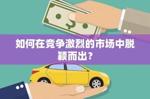 湟源如何在竞争激烈的市场中脱颖而出？