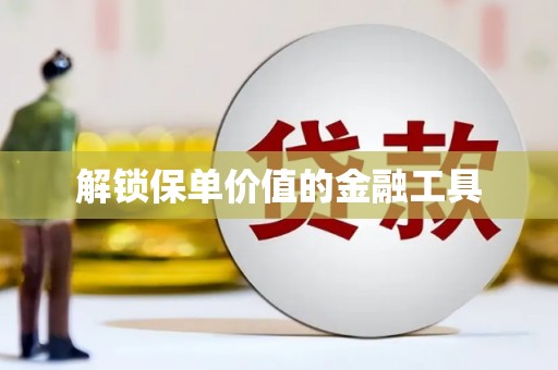 湟源解锁保单价值的金融工具